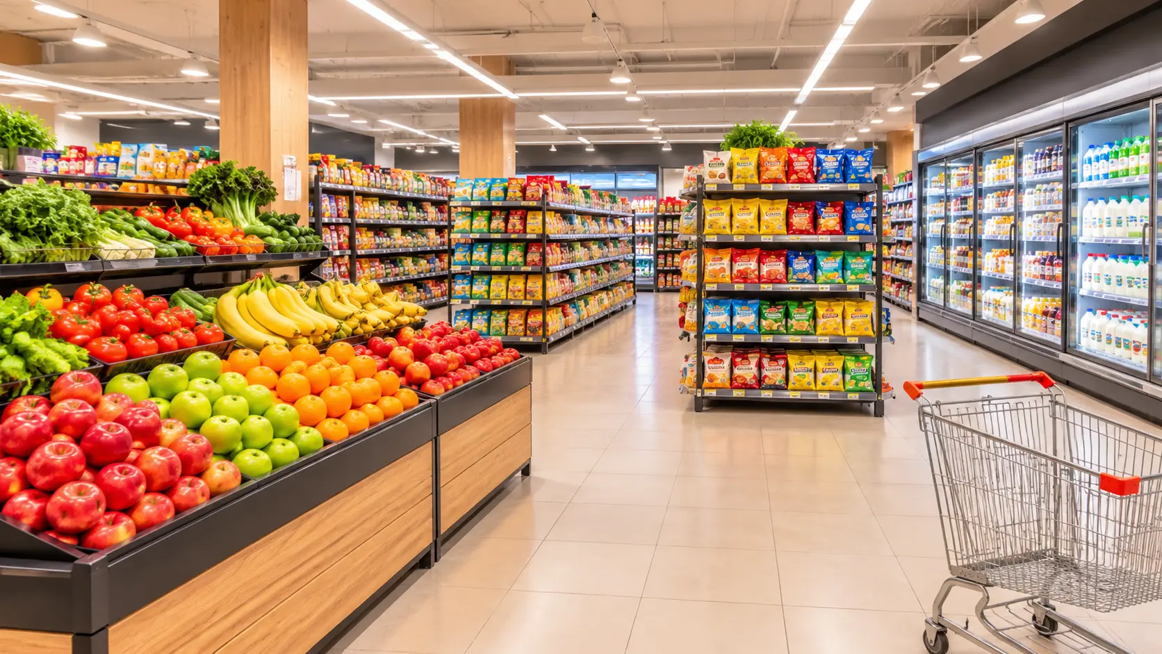 Bright Modern Supermarket Aisle.webp